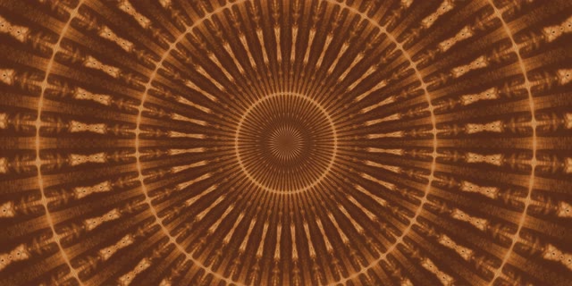 Golden Radial Neon Tunnel VJ Loop 2:1 Univisium 60fps Screensaver