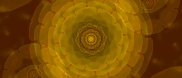 金色螺旋霓虹隧道 21:9 超寬屏 60fps 螢幕保護程式VJLoops