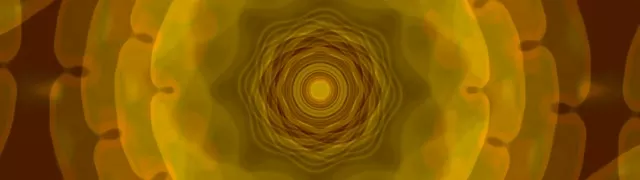 Золотий спіраль неоновий тунель 32:9 Ultrawide 60fps VJ Loop Screensaver