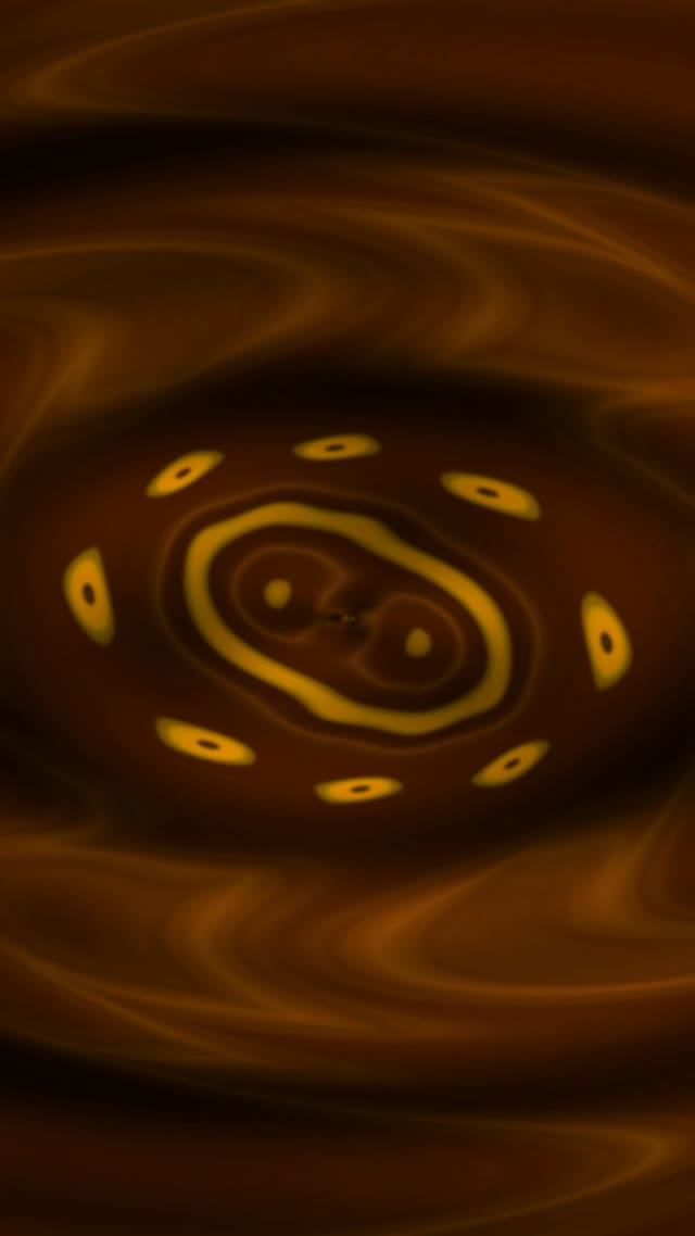 Golden Spiral Neon Tunnel 9:16 Reels 60fps VJLoops Screensaver