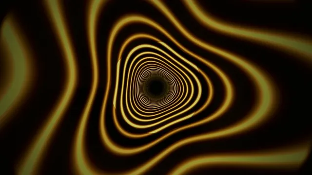 Golden Spiral Tunnel - Abstract Hypnotic Motion