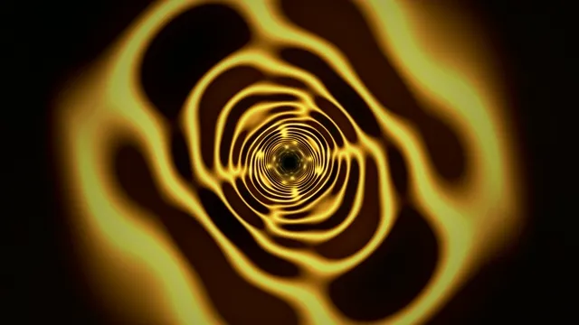 Golden Spiral Tunnel Abstract Motion Graphics