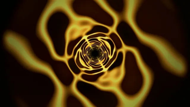 Golden spiral vortex 4K ultra HD motion background loop
