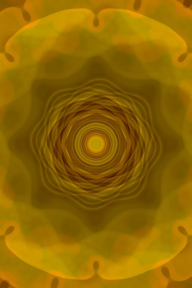 Túnel Neon Dourado Espiral Xiratoria VJ Loop 9:16 60fps Protector de Pantalla Animación