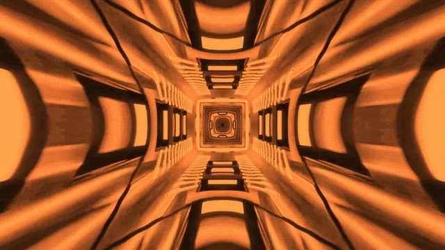 Túnel Dorado Salvapantallas PC 4K UHD 60fps Video en Bucle