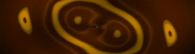 Zlatý vortex neonový tunel 32:9 Super Ultrawide 60fps Spořič obrazovky VJLoops