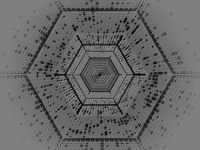 Gray Hexagon Screensaver 4:3 Classic 60fps Vj Loop PC