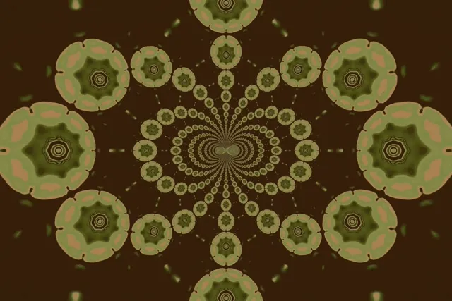 Vj loop Túnel Neón Mandala Calidoscopio 3:2 surface 60fps salvapantallas