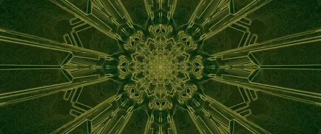 Green Mandala | Hypnotic Symmetry 60fps