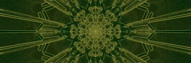 Green Neon Hypnotic Symmetry 60fps