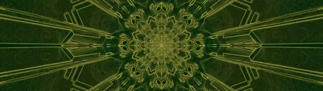 Green Neon Mandala VJ Loop | Hypnotic 60fps