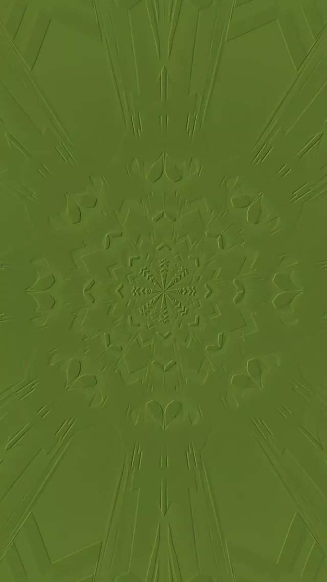 Green Neon Tunnel Kaleidoscope Burst | 9:16 reels 60fps VJ Loop Screensaver