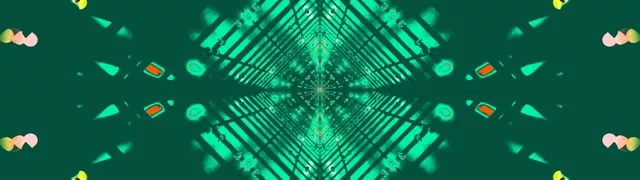 Tunnel za Neon Kaleidoscope Diamond VJ Loop 32:9 Super Ultrawide 60fps Screensaver