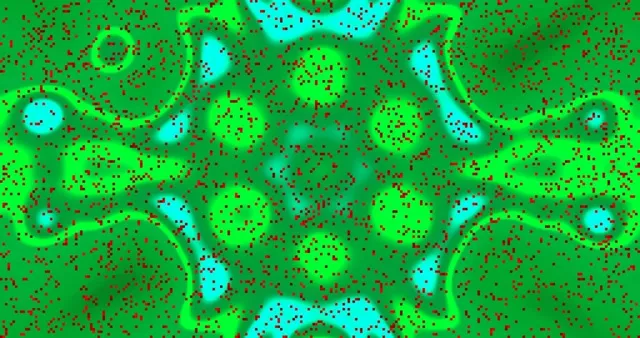 Green Organic Fractal VJ Loop | Neon Tunnel Screensaver 4K 60fps