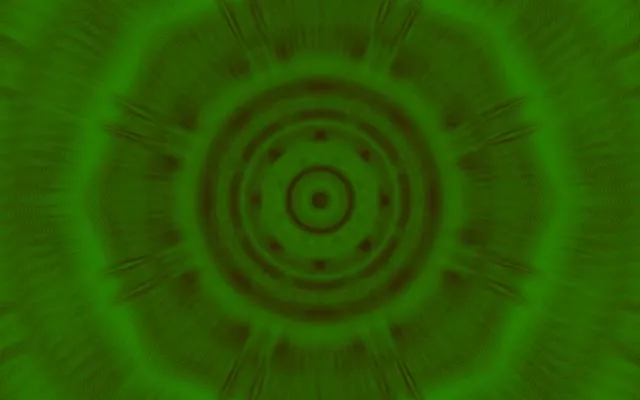 Túnel Neon Vórtice Ondulação Verde VJ Loop 60fps 16:10 MacBook Protetor de Tela