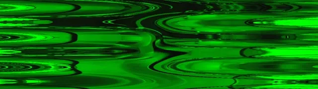 Terowong Neon Hijau Pancaran Pepenjuru 60fps 32:9 Super Ultrawide Screensaver Vj Loop