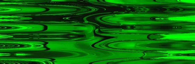 Twnnel Neon Llewyrch Gwyrdd VJ Loop 3:1 Triple Wide 60fps Arbedwr Sgrin