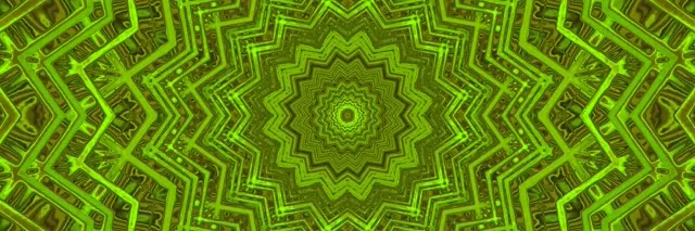 綠色霓虹隧道星屏保 3:1 Triple Wide 60fps VJ Loop