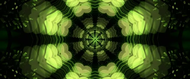 Neon Tunnel Kaleidoscope Vortex Loop 2.39:1 Cinemascope 60fps Screensaver