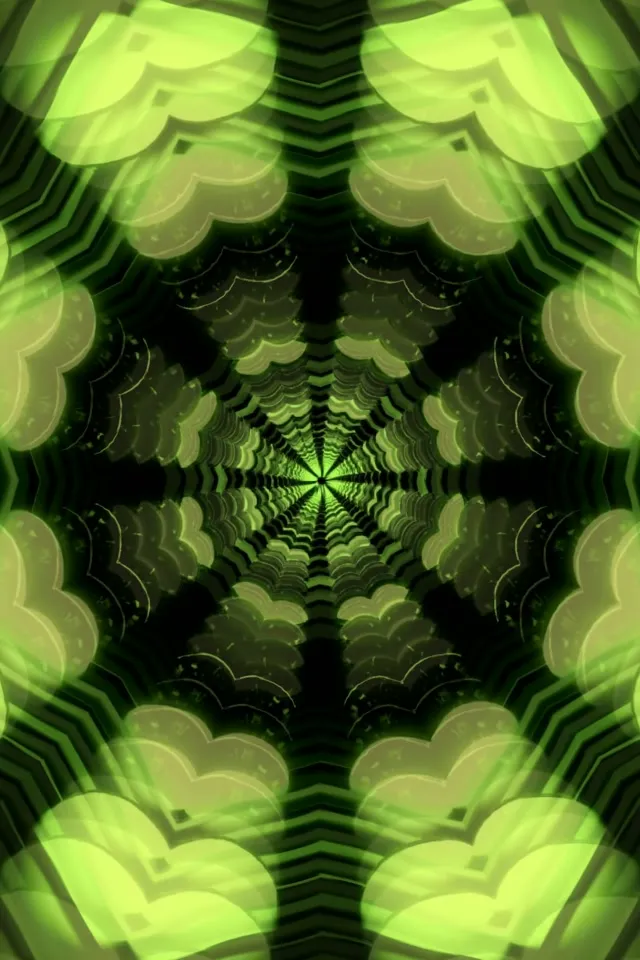 VJ Loop 2:3 Photo Portrait 60fps Screensaver Neon Tunnel Spiraling Vortex