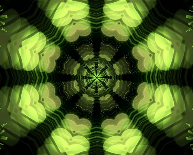 5:4 Industrial Neon Tunnel 60fps Screensaver - Pulsating Radial Vortex VJ Loop