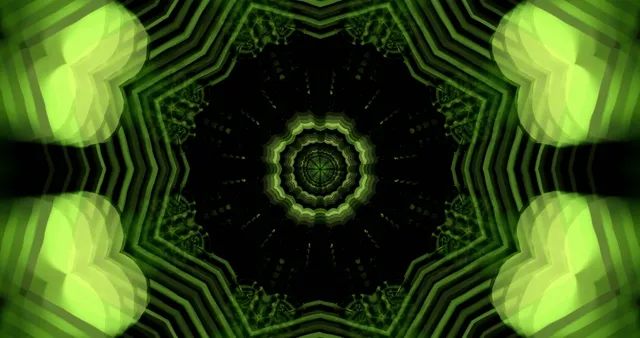 تونل نئون سبز VJ انیمیشن 4K UHD 60FPS صفحه حفاظ لپ تاپ