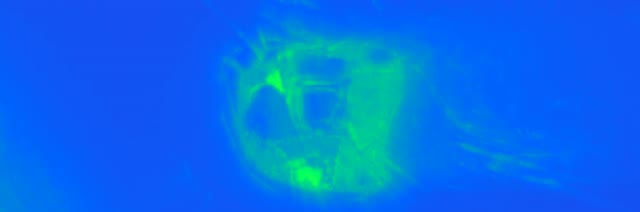 تونل نئون سبز VJ Loop 3:1 سه برابر عریض 60fps صفحه نمایش حرکت