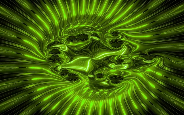 Groen Neon Tunnel VJ Loop 60fps 16:10 Macbook Screensaver Motion Background