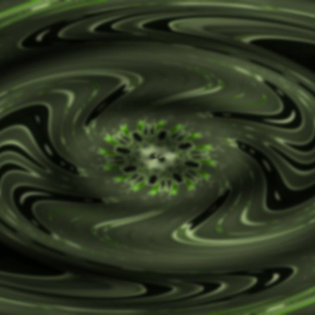 Green Neon Tunnel Vortex | 1:1 Square 60fps Screensaver VJ Loop