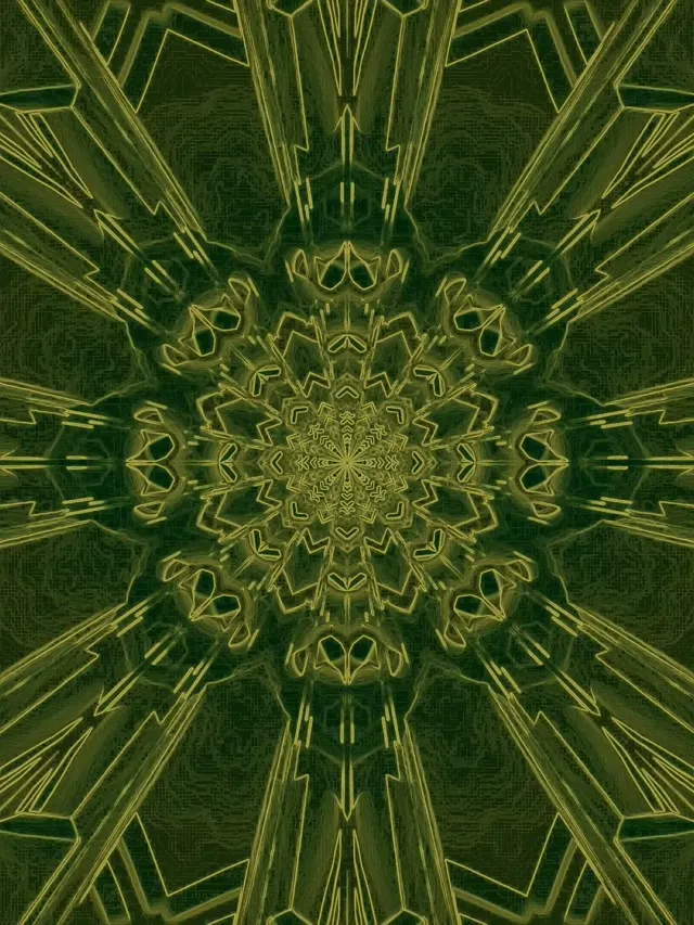 Green Neon VJ Loop | 60fps