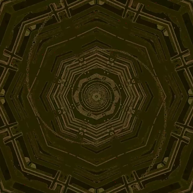 Neon Tunnel Octagon Vortex VJ Loop 1:1 Square 60fps Screensaver