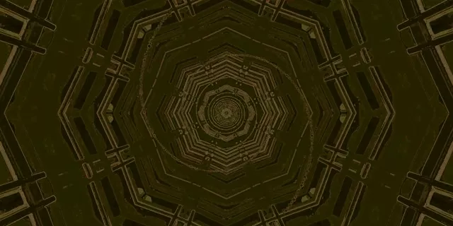 Neon Tunel Octagon Vírenie VJ Loop 2:1 Univisium 60fps Šetrič Obrazovky