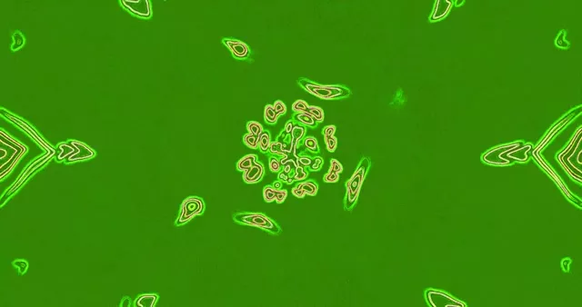 Ndarje Qelizë Organike Gjelbër Sfondi Abstrakt Lëvizës Lak