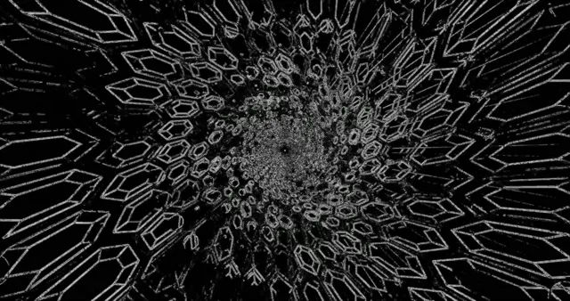 hexagon geometric screensaver windows 11 Vj loop 4k uhd 60fps