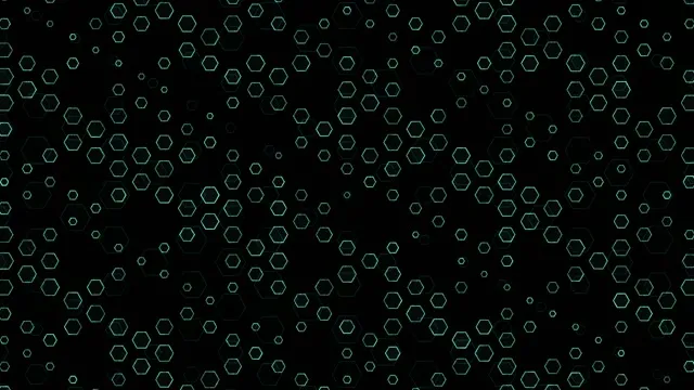 # Hexagon Grid Loop 4K UHD 60FPS | Green Geometric Motion Background