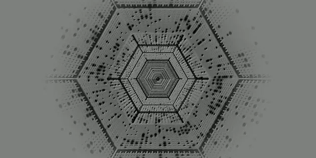 Túnel Neon Hexágono Protector de Pantalla 2:1 Univisium 60fps VJ Loop