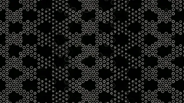 Hexagonal Geometric Pattern Animation 4K