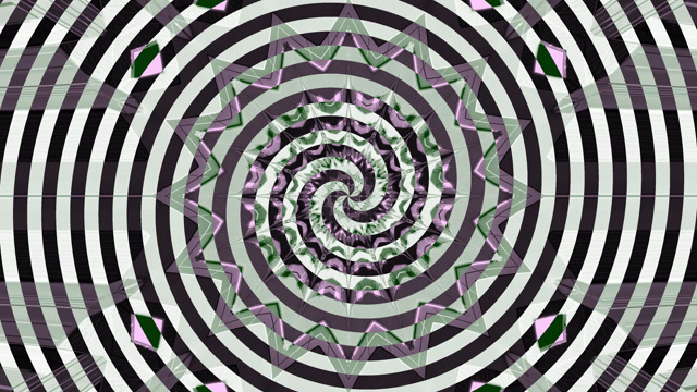 Hypnotic Black White Spiral ProRes VJ Loop