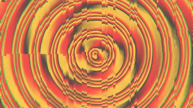 Hypnotic Concentric Circles Abstract Motion Graphics