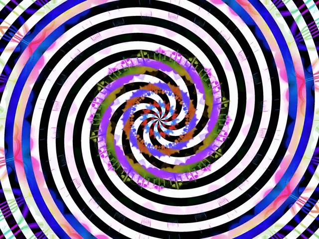 霓虹隧道催眠螺旋漩渦 4:3 經典 60fps 螢幕保護程式 VJ Loop