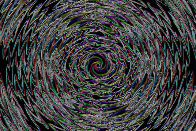 Hypnotic Neon Tunnel Spiral Vortex VJ Loop 60fps Screensaver 3:2