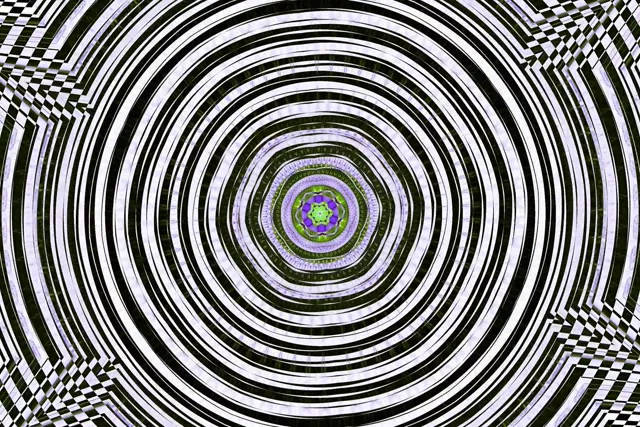 Hypnotic Neon Tunnel Spiraling Vortex VJ Loop 60fps Screensaver 3:2