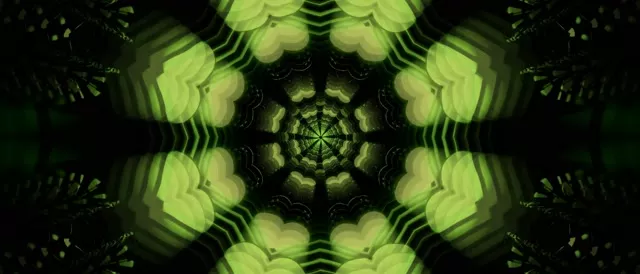 Hypnotic Neon Tunnel VJ Loop 21:9 Ultrawide 60fps Kaleidoscope Screensaver