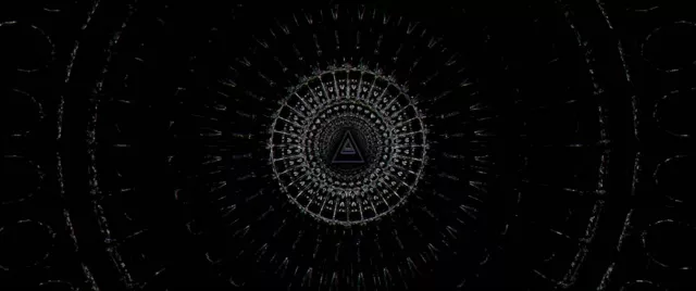 Hypnotic Neon Tunnel VJ Loop 60fps 2.39:1 Cinemascope Screensaver