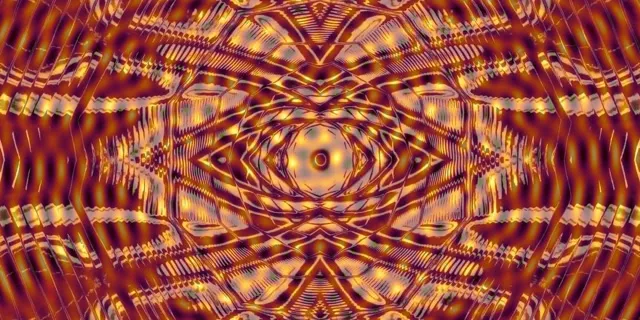Hypnotic Neon Tunnel VJ Loop - Pulsating Eye Vortex 2:1 60fps Screensaver