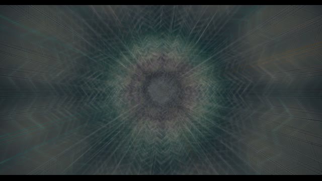 Hypnotic Neon Tunnel with Geometric Patterns at 60fps