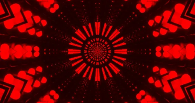 Hypnotic Red Spiral VJ Loop | 4K Screensaver 60fps