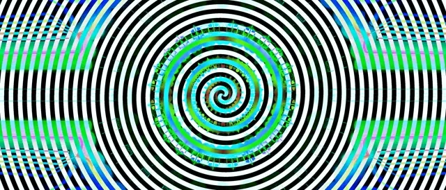 Neon Tunnel Hipnotikus Spirál Vortex Képernyővédő 21:9 Ultrawide 60fps VJ Loop