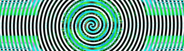 Neonski Tunel Hipnotični Vrtinec 32:9 Super Ultraširok 60fps Ohranjevalnik zaslona VJ Loop