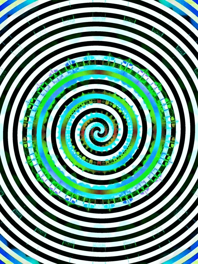 Neon Tunnel Hypnotic Spiral Vortex Screensaver 3:4 iPad Portrait 60fps Vj Loop